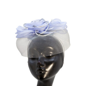 Fascinator in organza, cerimonia