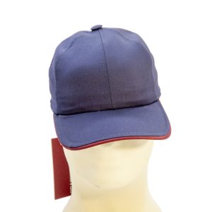 berretto golf impermeabile blu, foderato pura lana, regolabile