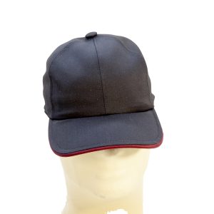 Berretto golf impermeabile foderato pura lana, nero, regolabile