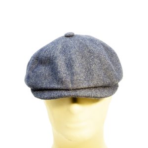 Berretto "Shelby Hatteras" in lana e cotone blu chiaro