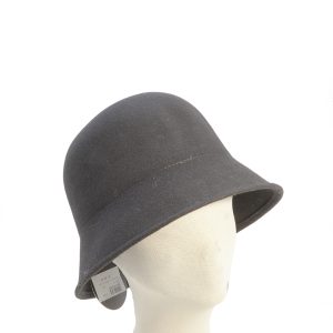 Cloche classica in feltro di lana, nero