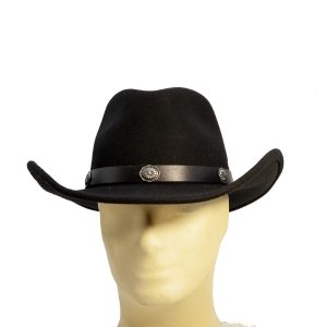Cappello stile "cow boy" in feltro di lana, nero Stetson