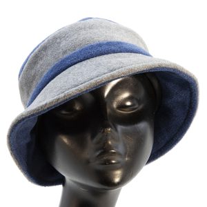 Buckett in pile regolabile grigio blu