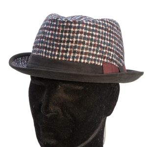 Cappello modello "trilby" in tessuto