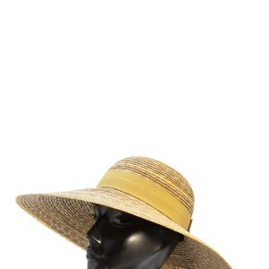Cloche in treccia paglia bicolore