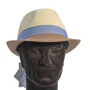 Trilby in papier bicolore