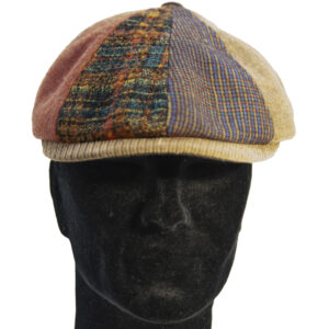 Berretto a 8 spicchi patchwork